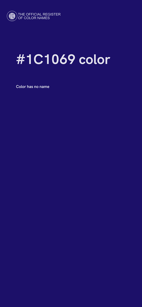 #1C1069 color image