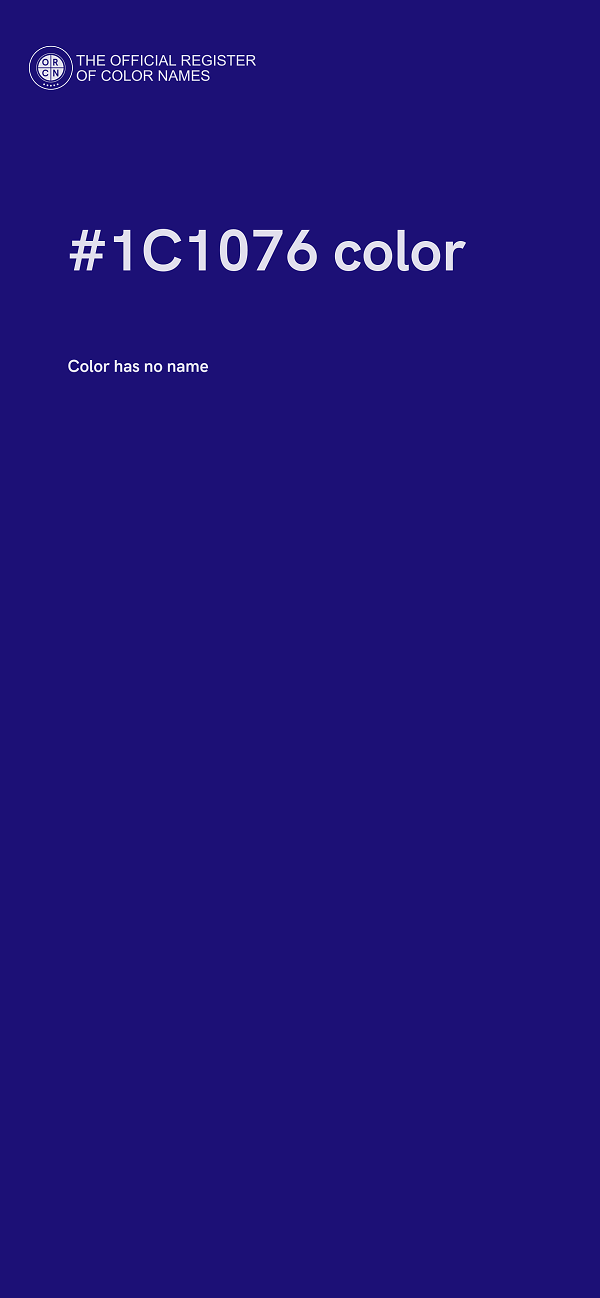 #1C1076 color image