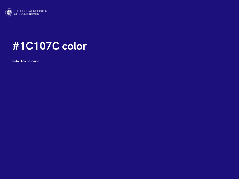#1C107C color image