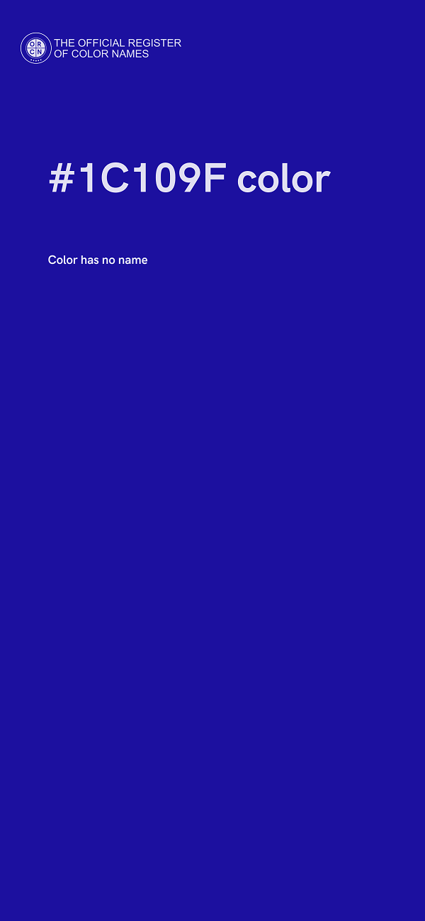 #1C109F color image