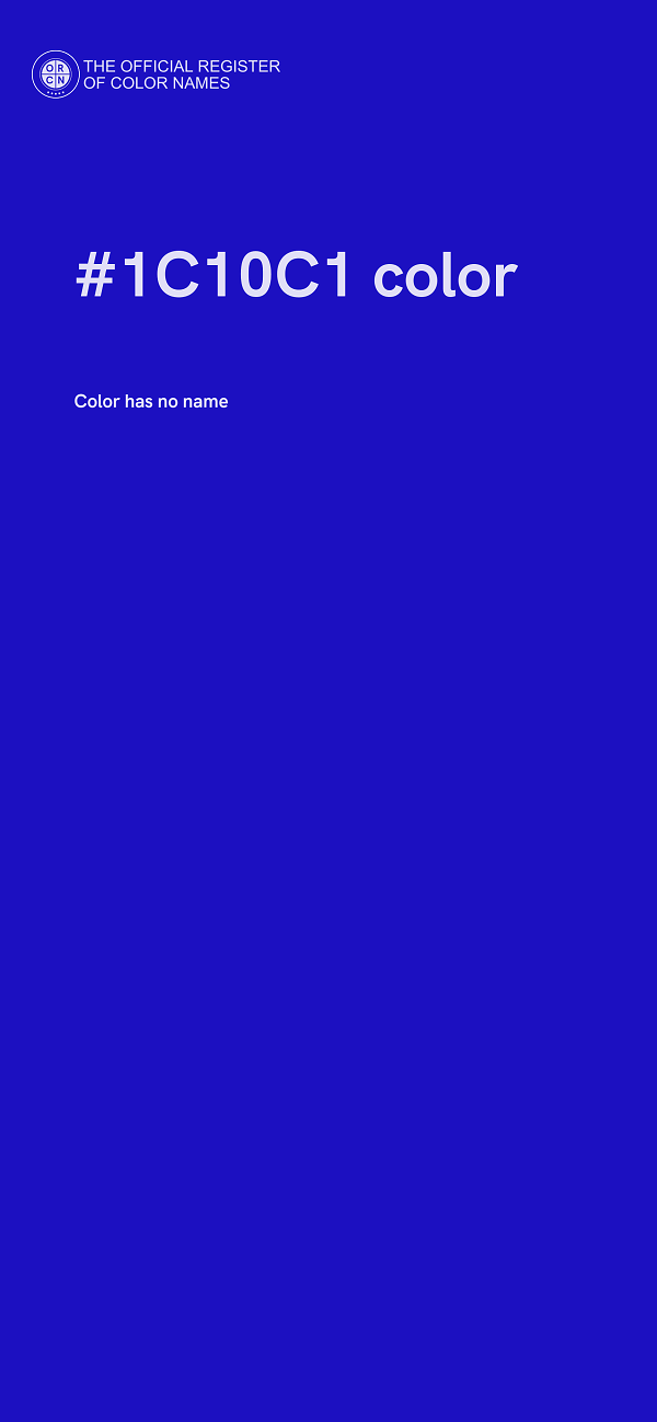 #1C10C1 color image