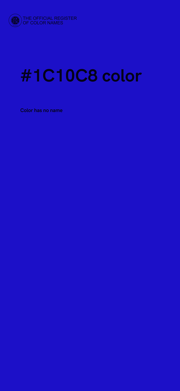 #1C10C8 color image