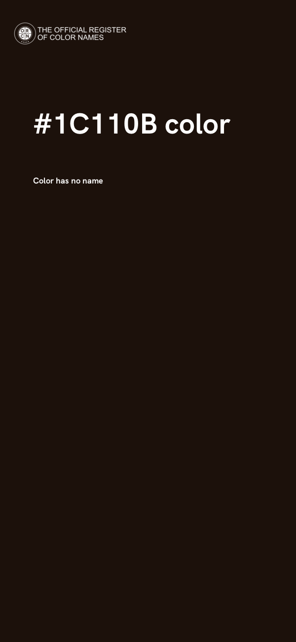 #1C110B color image