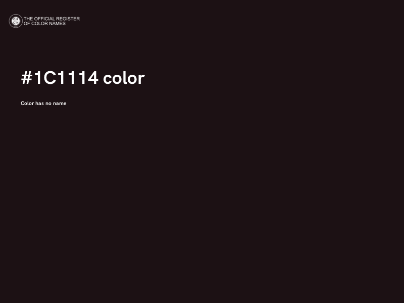 #1C1114 color image
