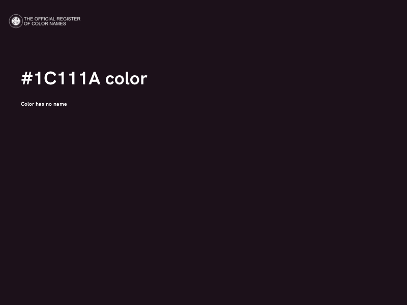 #1C111A color image