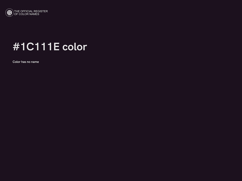 #1C111E color image