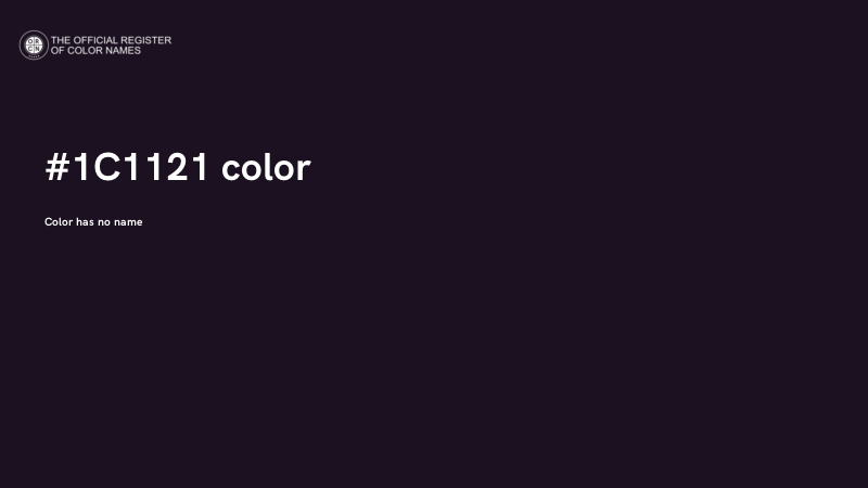 #1C1121 color image