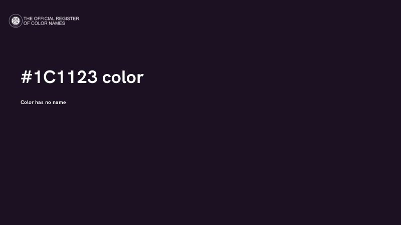 #1C1123 color image