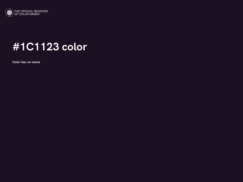 #1C1123 color image