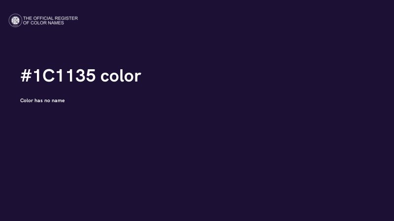#1C1135 color image