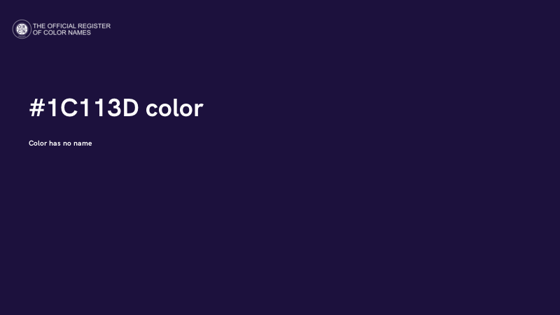#1C113D color image