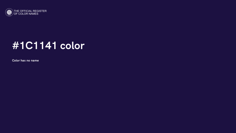 #1C1141 color image