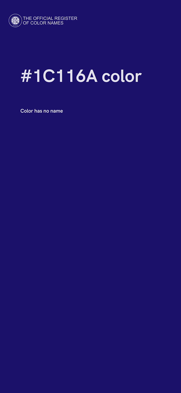 #1C116A color image