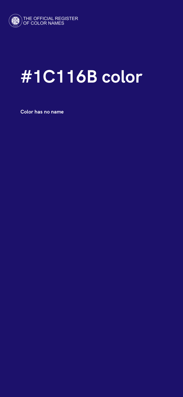 #1C116B color image