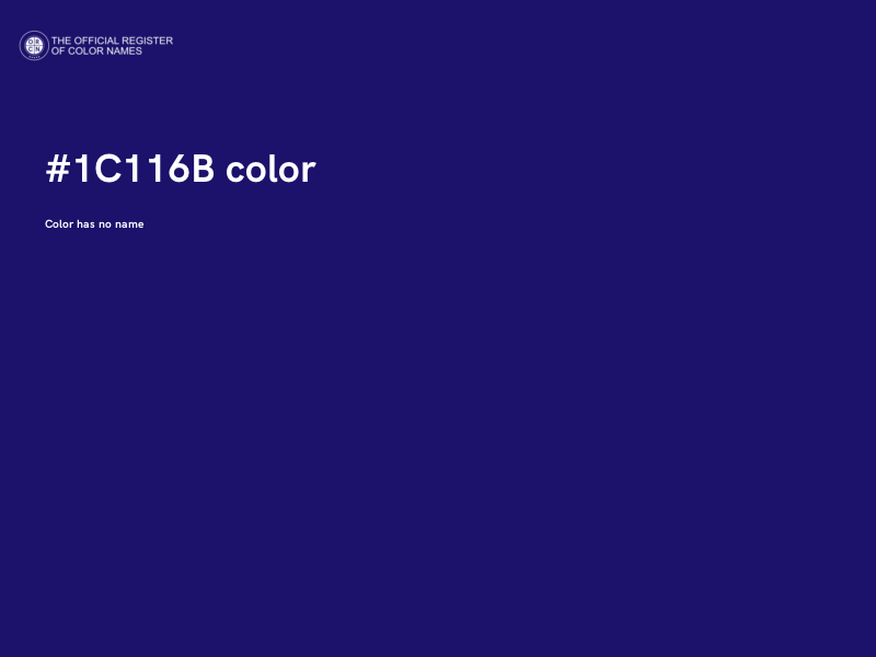#1C116B color image