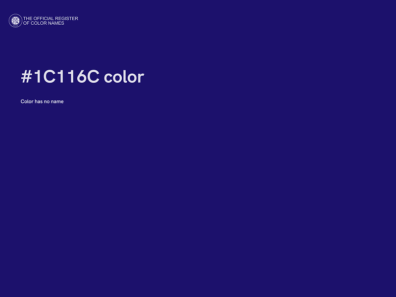#1C116C color image