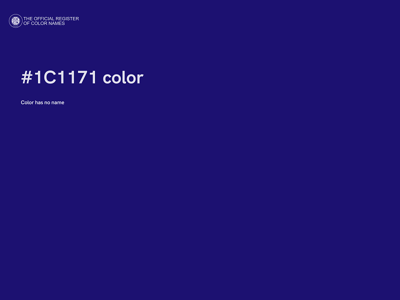 #1C1171 color image