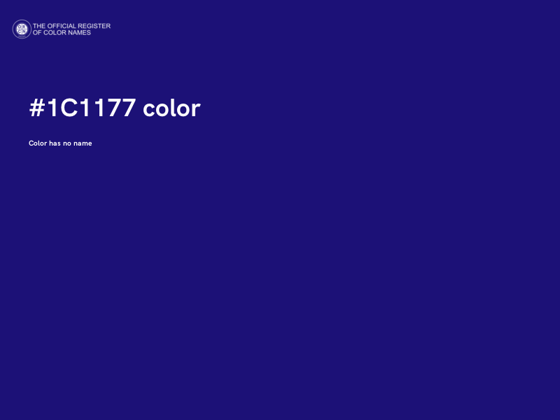 #1C1177 color image