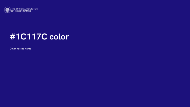 #1C117C color image