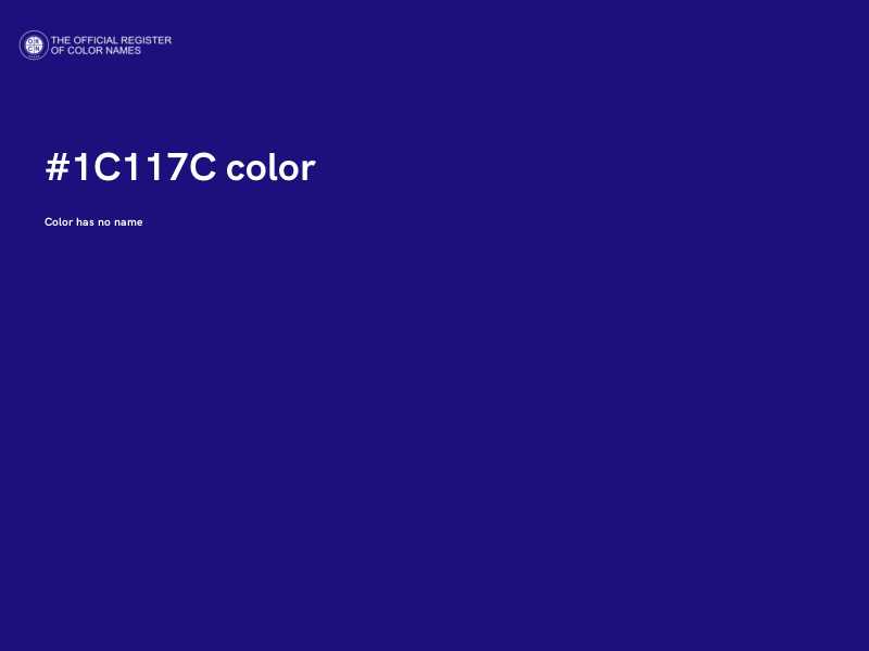 #1C117C color image