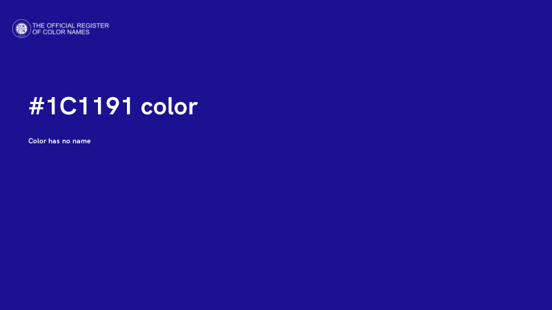 #1C1191 color image