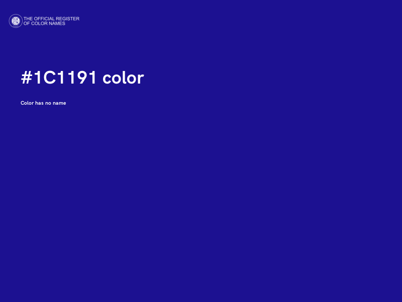 #1C1191 color image