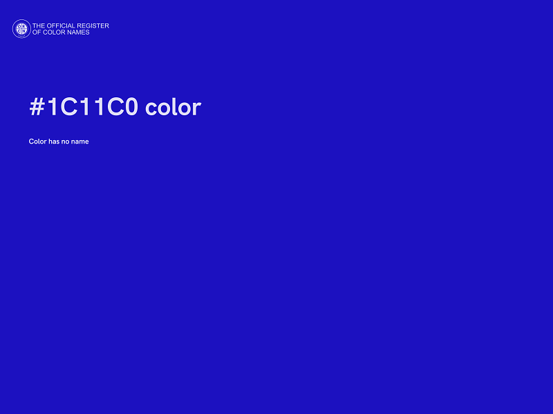 #1C11C0 color image
