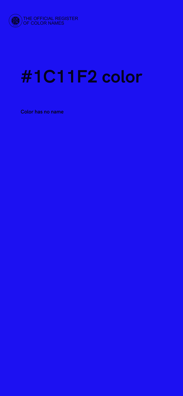 #1C11F2 color image