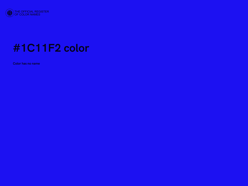 #1C11F2 color image