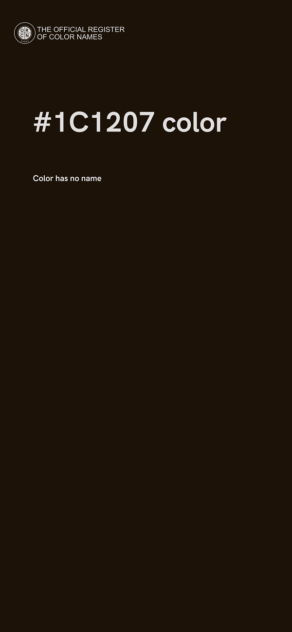 #1C1207 color image