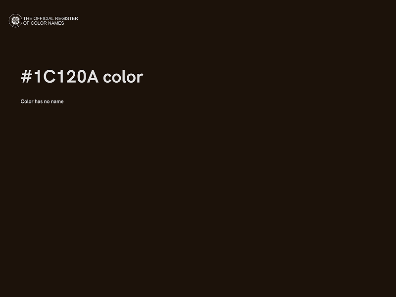 #1C120A color image