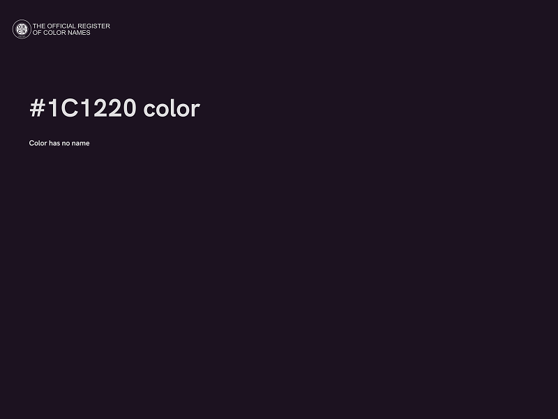 #1C1220 color image