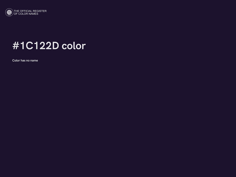 #1C122D color image