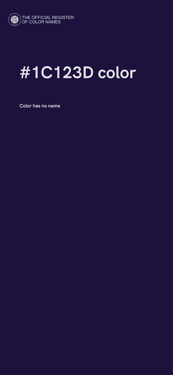 #1C123D color image