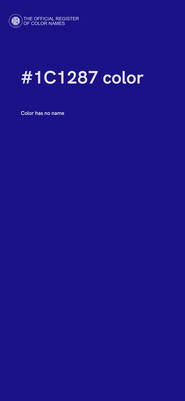 #1C1287 color image
