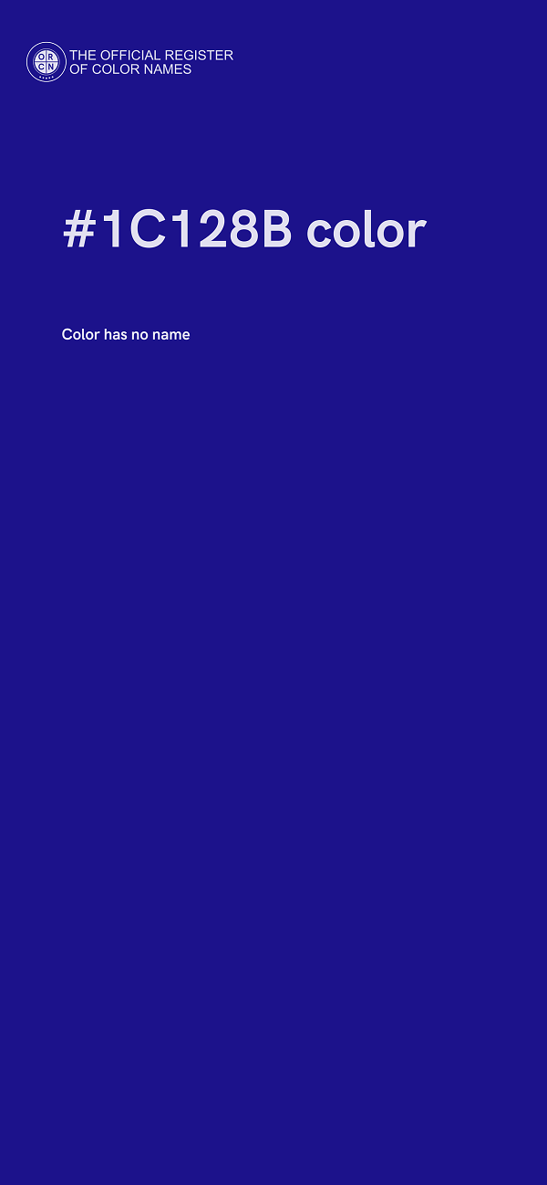 #1C128B color image