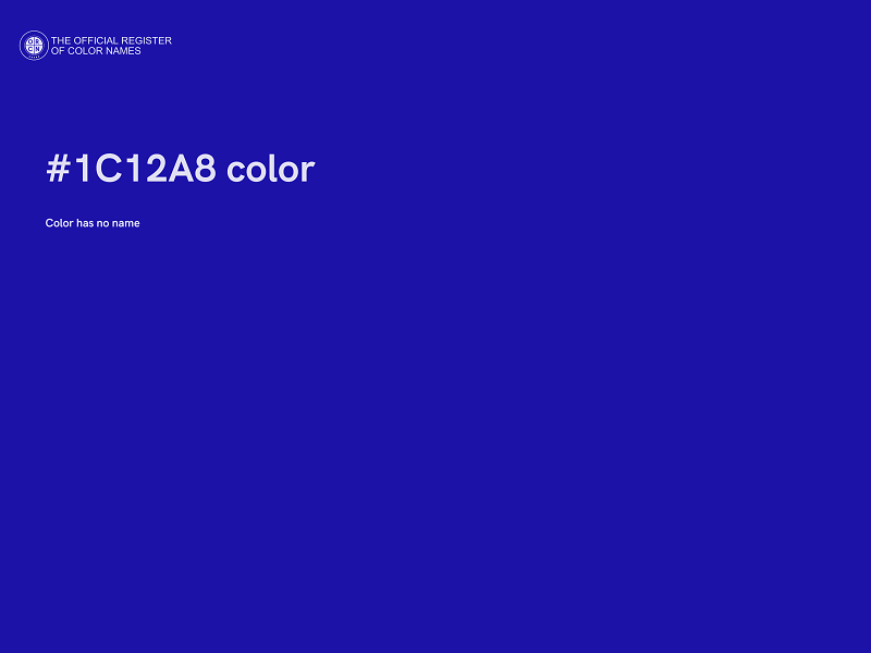 #1C12A8 color image