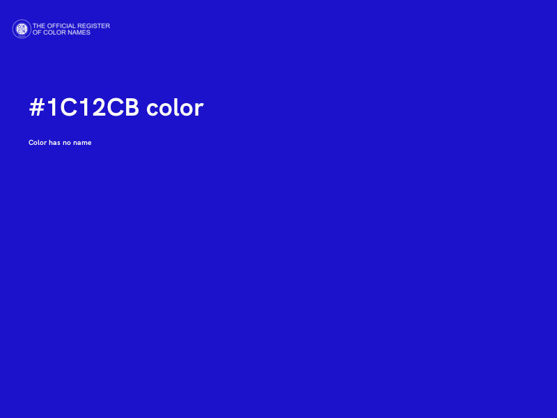 #1C12CB color image