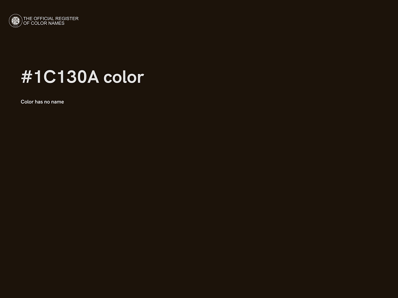 #1C130A color image