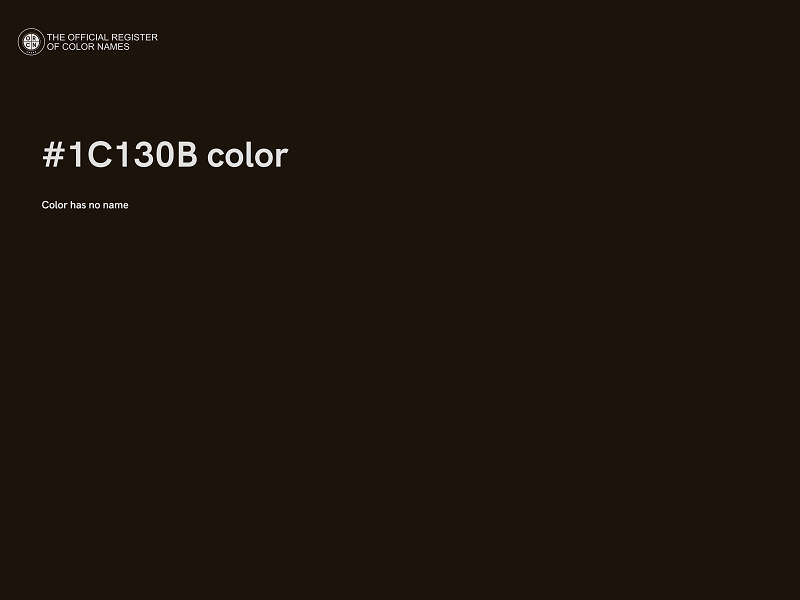 #1C130B color image