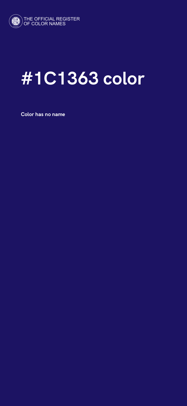 #1C1363 color image