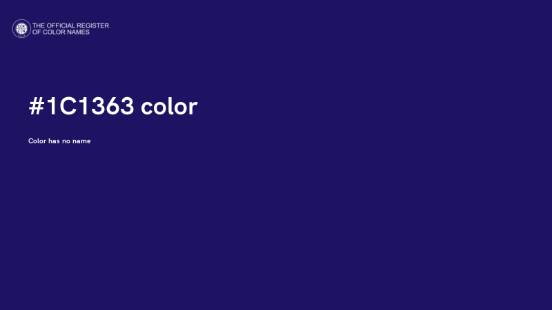 #1C1363 color image