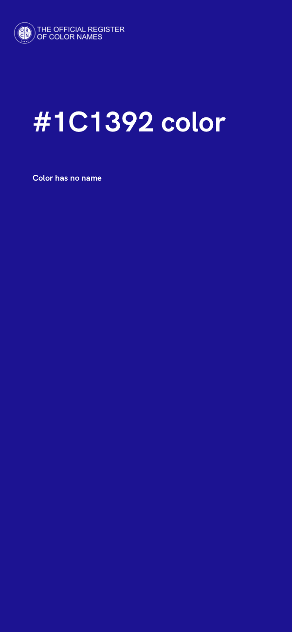 #1C1392 color image