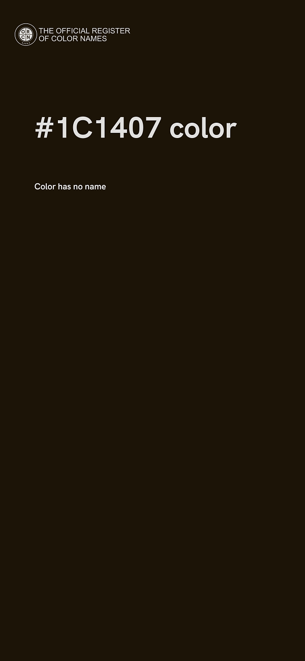 #1C1407 color image