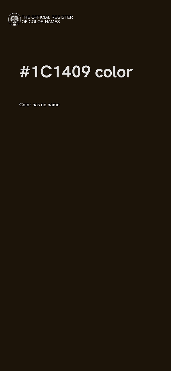 #1C1409 color image