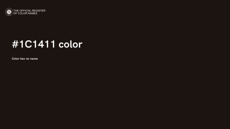 #1C1411 color image