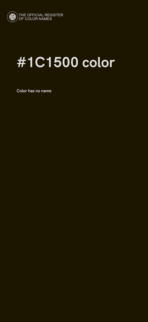 #1C1500 color image