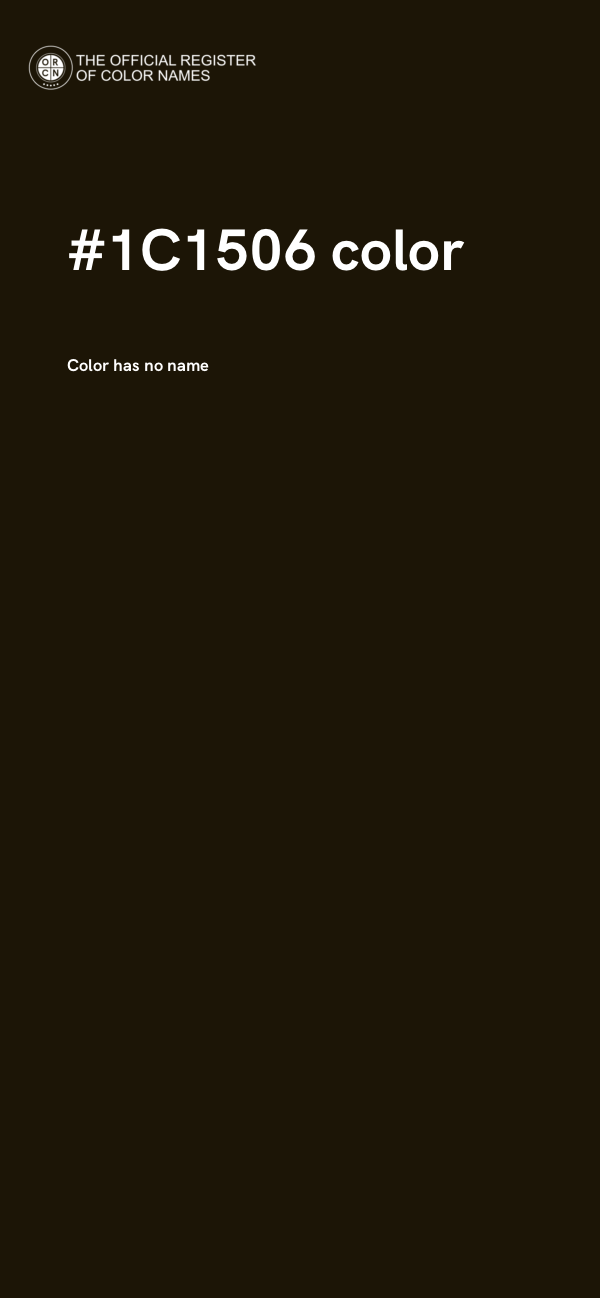 #1C1506 color image
