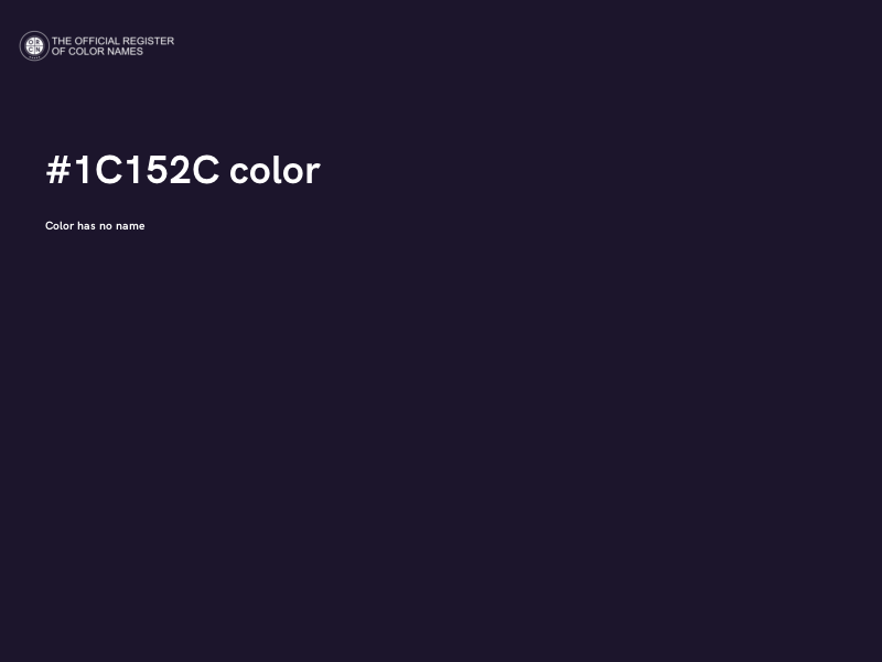 #1C152C color image