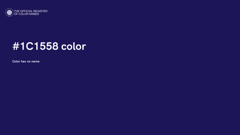 #1C1558 color image